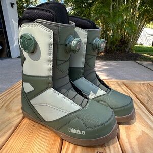 ThirtyTwo Women’s 9.5 STW Double Boa Snowboard Boots - Sage